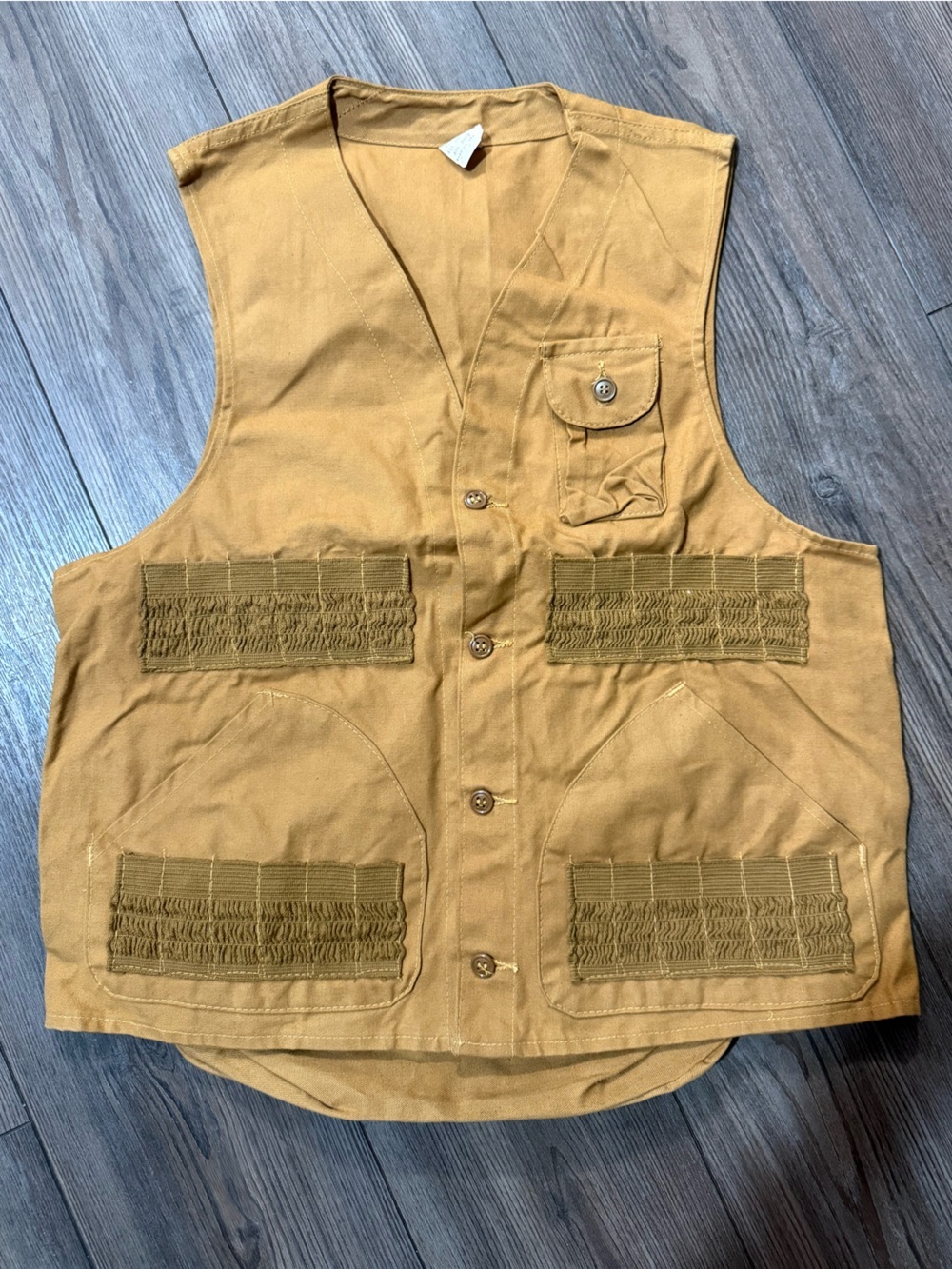 Vintage Blue Bill Red Head Hunting Game Vest USA Made Men’s M Canvas Bird Vest